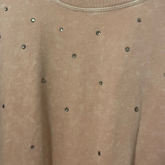 Maurice’s Studded Pink Sweatshirt - Picture 2 of 3